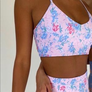 Bandier x LoveShackFancy Cropped Bliss Tank